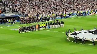 Real Madrid vs Manchester City UEFA champions league anthem semi final 9.5.23