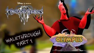 Kingdom Hearts 3 Full Walkthrough Part 1 (Intro/Olympus)