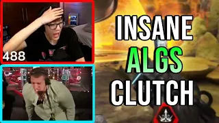 Streamers React to INSANE CLUTCH in ALGS Lan Playoffs | Apex Legends