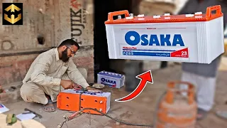 Talented Expert Man Making a Lead Acid BATTERY in Workshop | Amazing Battery Process