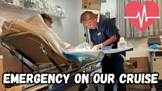 ER Emergency on our Cruise - Chris Got Injured