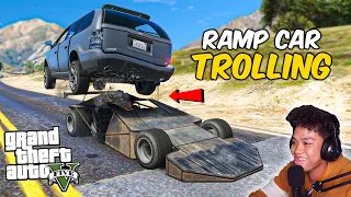 "RAMP CAR" TROLLING sa GTA 5 PLAYERS!! | Billionaire City RP