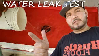 How to Check Shower Pan Leaks ✅ | #Redgard Divot Method ➡️ Part 2 | #showerpan #leaks #tile