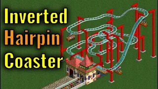 RCT2 Ride Overview - Inverted Hairpin Coaster