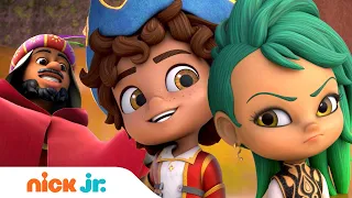 Santiago & Bonnie Bones Are Rescued By a King! w/ Lorelai & Tomás | Santiago of the Seas | Nick Jr.