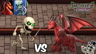 Giant Skeleton Vs Legend Dragon Fight! Which is most powerful 🔥 Castle Crush