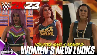 WWE 2K23: Updated Superstar Hairstyles, Makeup & More #WWE2K23