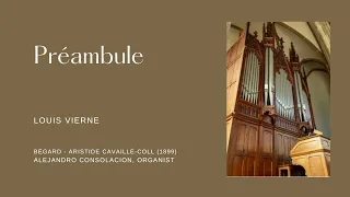 24 Pièces en style libre, Op. 31: I. Préambule by Louis Vierne I Hauptwerk Bégard