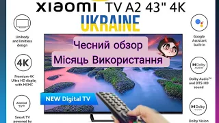 Новий телевізор Xiaomi TV A2 43, місяць користування чесний обзор