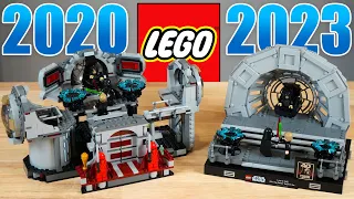 LEGO Star Wars EMPEROR'S THRONE ROOM Comparison! (75291 vs 75352 | 2020 vs 2023)