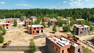 Загородный посёлок «Маслово Forest Club», облёт июль 2023