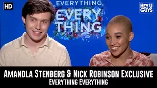 Amandla Stenberg & Nick Robinson Exclusive - Everything Everything Movie