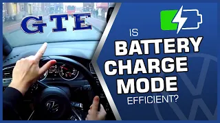 How long does it take to charge the battery with the Battery Charge Driving Mode?