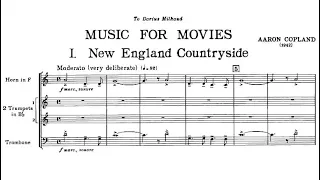 [Score] Copland - Music for Movies (1942) for orchestra