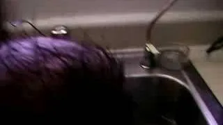 Jonathan take a bath in the sink