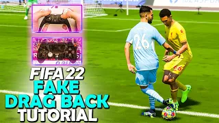 One of the HARDEST SKILL MOVES in FIFA 22 | FAKE DRAG BACK TUTORIAL | FIFA 22 SKILL MOVE TUTORIAL