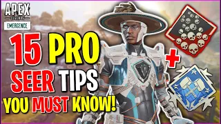 15 PRO SEER TIPS From An APEX PREDATOR! - Apex Legends Season 10 Seer Guide