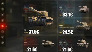 InGame Store Update - New Tier 8 Premium Tanks on Sale