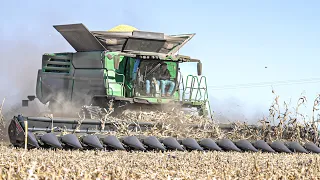 2022 CORN HARVEST - JOHN DEERE X9 1100 & CAPELLO 16 Rows in FRANCE ! XXL MACHINERY