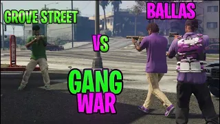 GANG WAR( Ballas 💜Vs Grove Street💚) Short Film