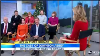 Downton Abbey Cast - Good Morning America