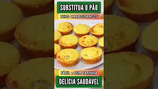 SUBSTITUA O PÃO! ZERO CARBOIDRATOS, DELICIOSO e SAUDÁVEL! Fácil, Rápido, Sem Farinha e Low Carb