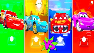 McQueen Red Car 🆚 McQueen Blue Car 🆚 McQueen Eater Car🆚 McQueen Purple Car -Tiles hop EDM RUSH GAME