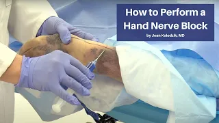 How to Perform a Hand Nerve Block | The Cadaver-Based Suturing Course