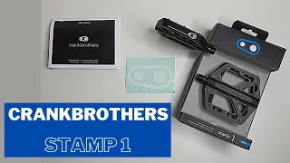 CRANKBROTHERS STAMP 1 UNBOXING | PEDAL WITH PINS