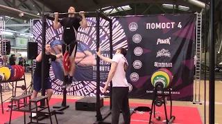 Кнаус Александр подтягивания 35 кг на 16 повторений св 86,40 кг