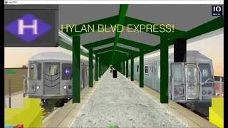 OpenBVE Fiction: H Train To Perth Amboy/New Jersey Via Hylan Blvd Express (R42)