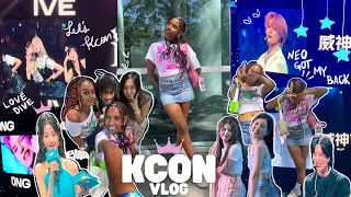 kcon vlog ★ day 1 convention + show