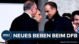 KOMMUNIKATIONSCHAOS BEIM DFB:  Rettig-Berufung - Rummenigge und Mintzlaff treten empört zurück