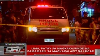 Lima, patay sa magkakasunod na pamamaril sa magkakalapit na lugar