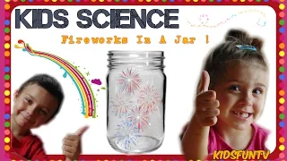 Kids Science Experiment Fireworks In A Jar With KidsFunTV