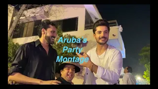 Aruba Mirza Tamasha celebration party. Adnan Hussain Eddy montage, junaid niazi, danish maqsood