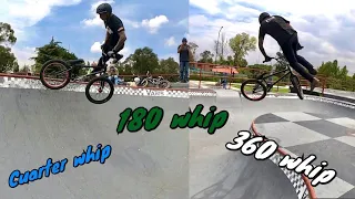 // TUTORIAL // cuarter whip, 180 whip, 360 whip