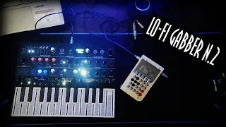 8084ik - Lo-fi Gabber №2 (Live Jam) | Pocket Operator po-33,  Arturia - MicroFreak