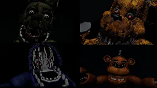 All the Jumpscares! | Roblox FNAF Coop