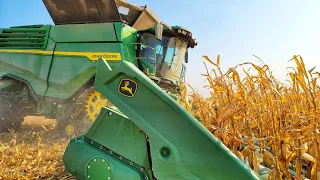 The X9 Harvests Corn!