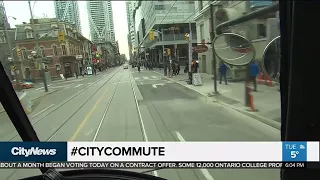 How much faster is the 504 streetcar with the new rules on King Street?