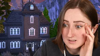 i built a haunted house in the sims...