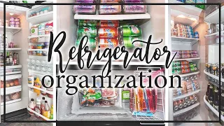 REFRIGERATOR ORGANIZATION IDEAS | Clean Organize & Restock | NewAir Chest Freezer Review