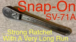 Snap-On SV-71A Ratchet TOTAL TEARDOWN, Vintage 1/2” Drive