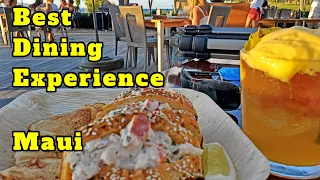 Best Dining Experience Maui  Merriman's Kapalua Stunning Food Sunsets