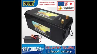 300AH PFDD LiFePO4 battery Dismantling (huge disappointment)