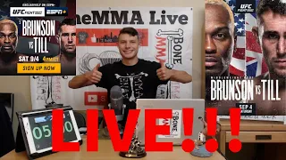 UFC Fight Night: Brunson vs Till Live Stream Play-by-Play