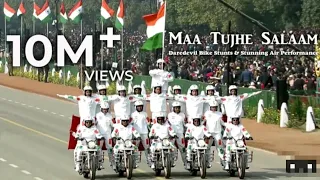 LiVE-Happy Republic Day Parade-2023 | Maa Tujhe Salaam | Daredevil Bike Stunts | 26 January