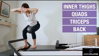 Reformer Pilates: Inner Thighs, Quads, Triceps, Back. PRENATAL FRIENDLY