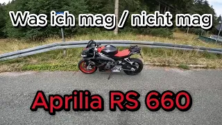 Was ich mag / nicht mag | Aprilia RS 660